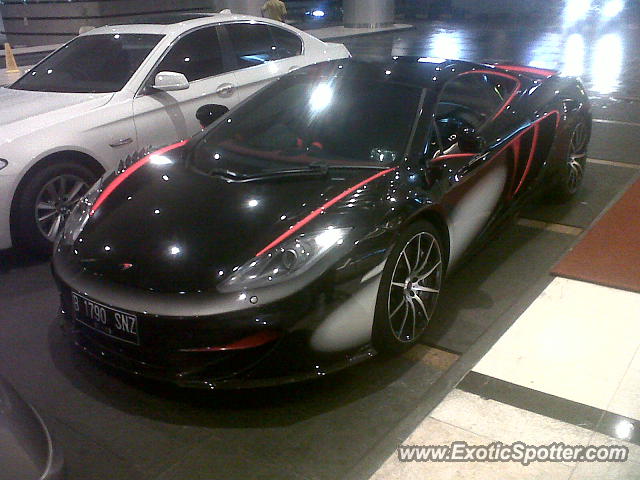 Mclaren MP4-12C spotted in Jakarta, Indonesia