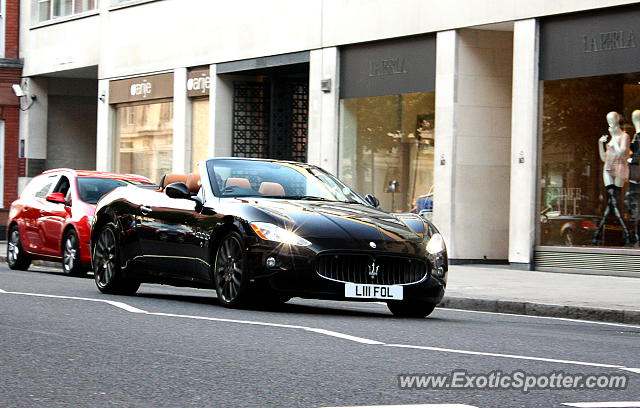 Maserati GranCabrio spotted in London, United Kingdom