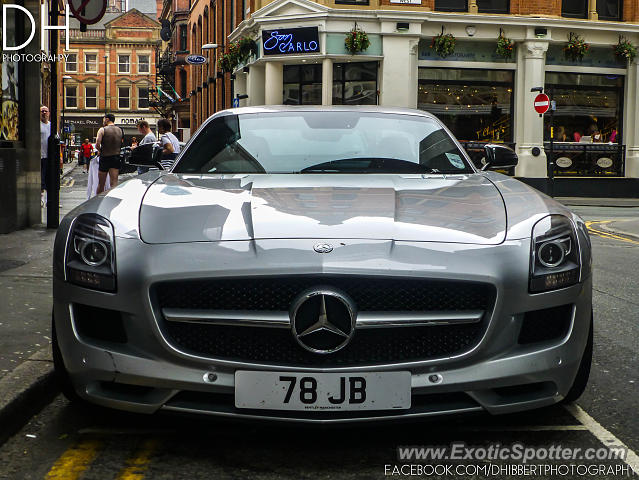 Mercedes SLS AMG spotted in Manchester, United Kingdom