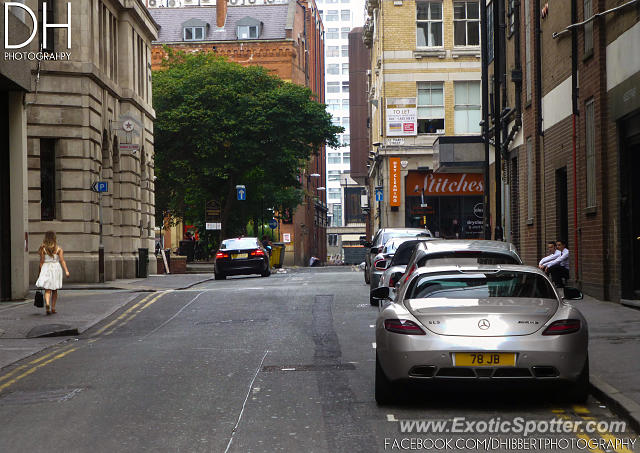 Mercedes SLS AMG spotted in Manchester, United Kingdom