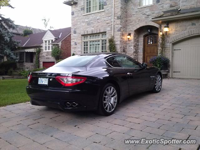 Maserati GranTurismo spotted in Toronto, Canada