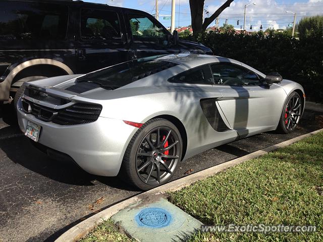 Mclaren MP4-12C spotted in Boca Raton, FL, Florida