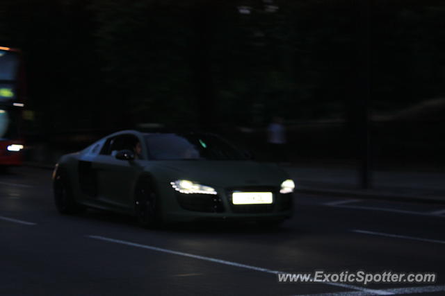 Audi R8 spotted in London, United Kingdom