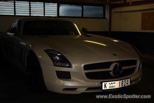 Mercedes SLS AMG spotted in London, United Kingdom