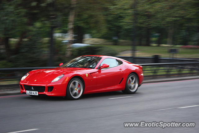 Ferrari 599GTB spotted in London, United Kingdom