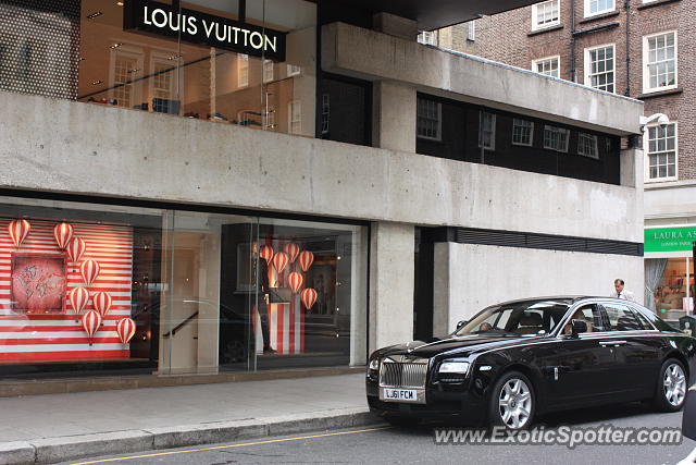 Rolls Royce Ghost spotted in London, United Kingdom