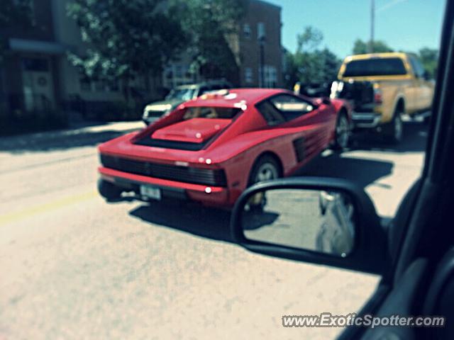 Ferrari Testarossa spotted in Minneapolis, Minnesota