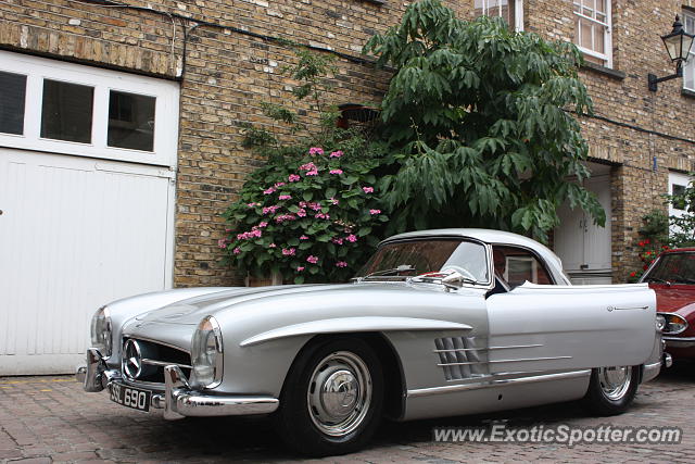 Mercedes 300SL spotted in London, United Kingdom