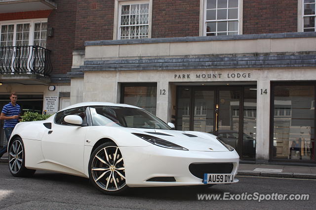 Lotus Evora spotted in London, United Kingdom