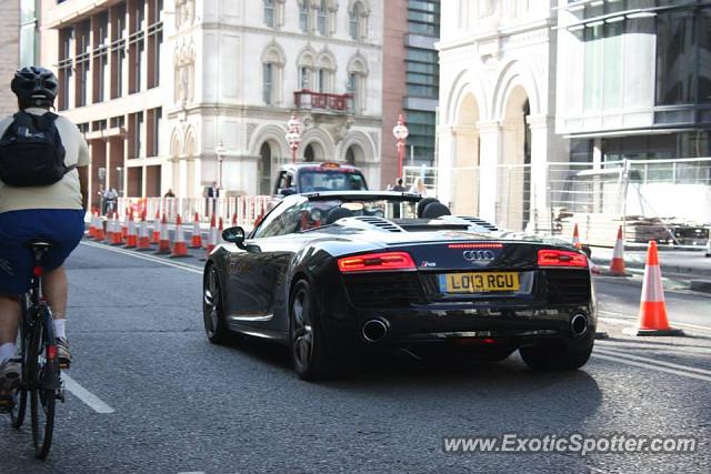 Audi R8 spotted in London, United Kingdom