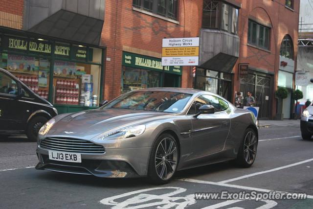 Aston Martin Vanquish spotted in London, United Kingdom