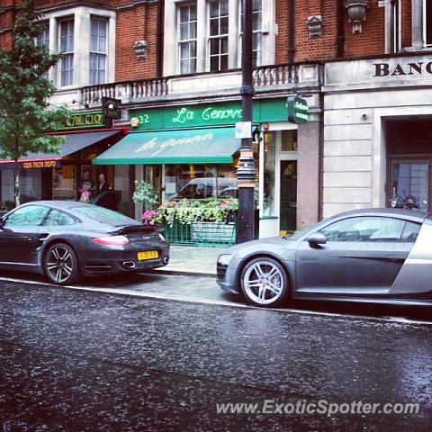 Audi R8 spotted in London, United Kingdom