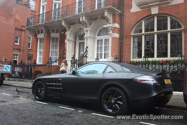 Mercedes SLR spotted in London, United Kingdom