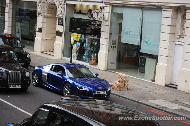 Audi R8 spotted in London, United Kingdom