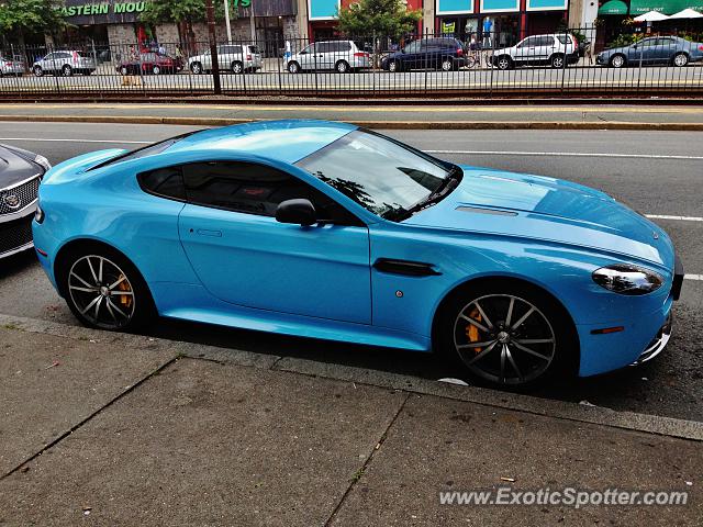 Aston Martin Vantage spotted in Boston, Massachusetts