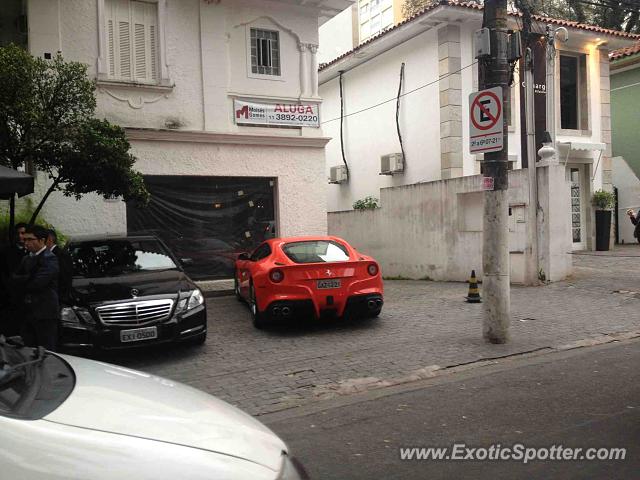 Ferrari F12 spotted in Sao Paulo, Brazil