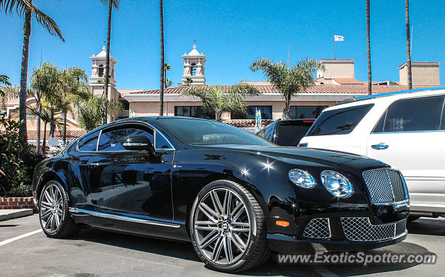 Bentley Continental spotted in Del Mar, California