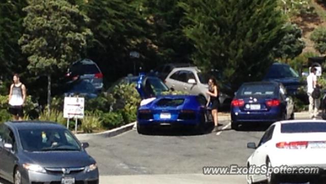 Lamborghini Aventador spotted in Malibu, California