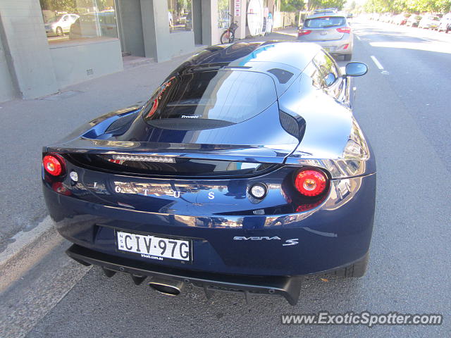 Lotus Evora spotted in Sydney, Australia