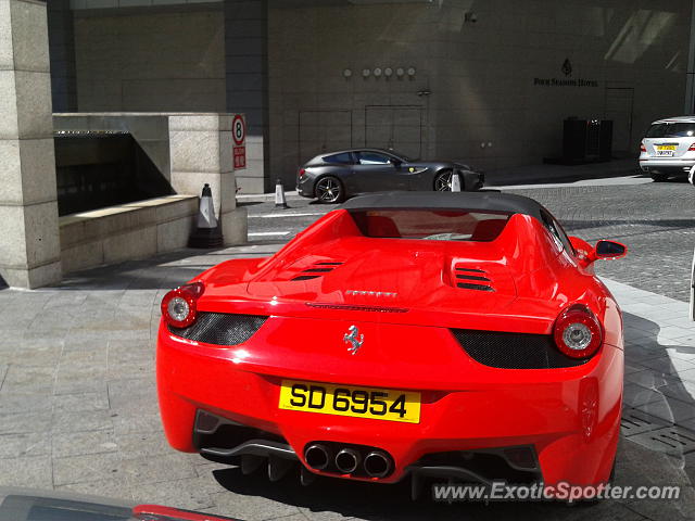 Ferrari 458 Italia spotted in Hong Kong, China