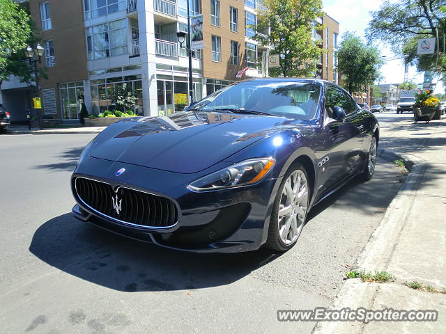 Maserati GranTurismo spotted in Montreal, Quebec, Canada