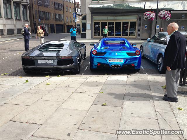 Ferrari 458 Italia spotted in London, United Kingdom