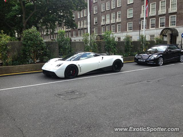 Pagani Huayra spotted in London, United Kingdom