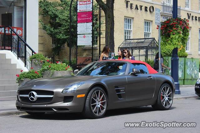 Mercedes SLS AMG spotted in Toronto, Canada