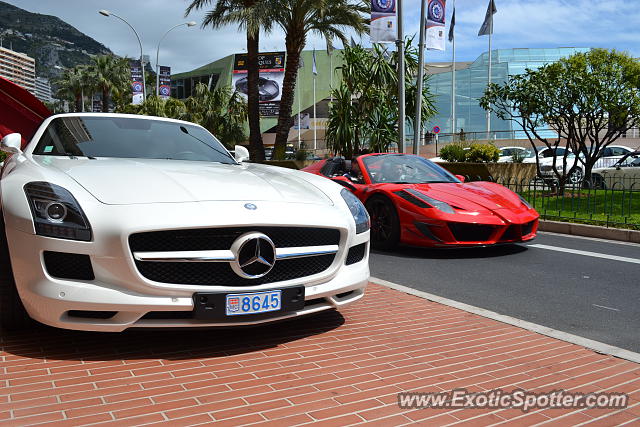 Mercedes SLS AMG spotted in Monte Carlo, Monaco