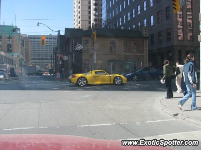 Porsche Carrera GT spotted in Toronto, Canada