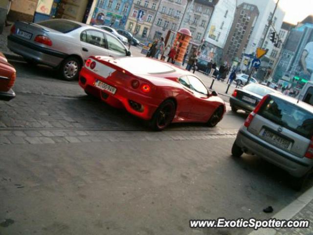 Ferrari 360 Modena spotted in Wroclaw, Poland