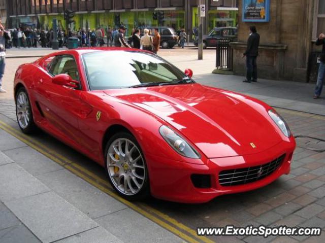 Ferrari 599GTB spotted in Glasgow, United Kingdom