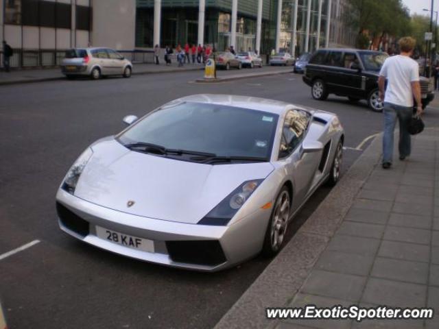 Lamborghini Gallardo spotted in London, United Kingdom