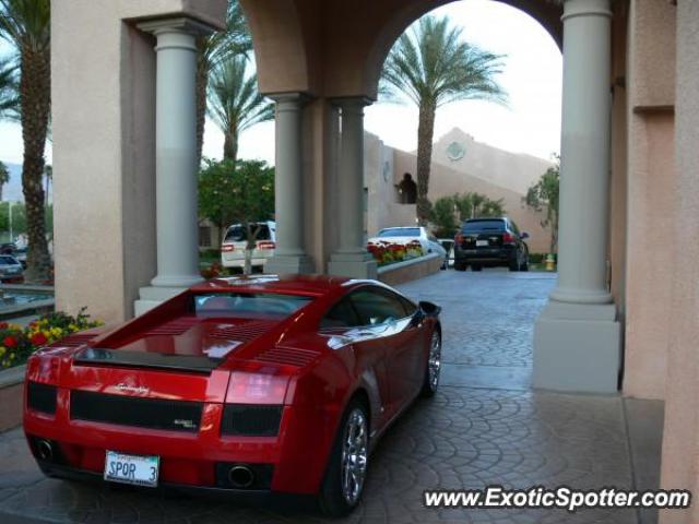 Lamborghini Gallardo spotted in Rancho Mirage, California