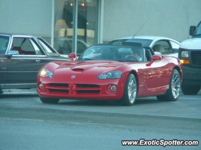 Dodge Viper spotted in Birmingham, Michigan