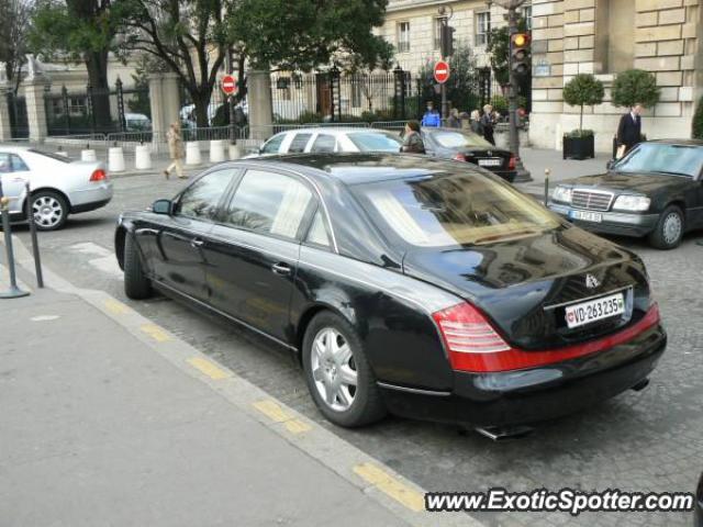 Mercedes Maybach spotted in Paris, France