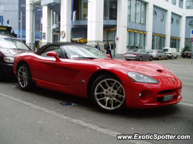 Dodge Viper spotted in Basel, Switzerland