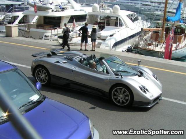 Pagani Zonda spotted in Monte Carlo, Monaco