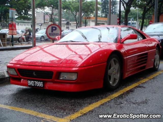 Ferrari 348 spotted in Kuala Lumpur, Malaysia