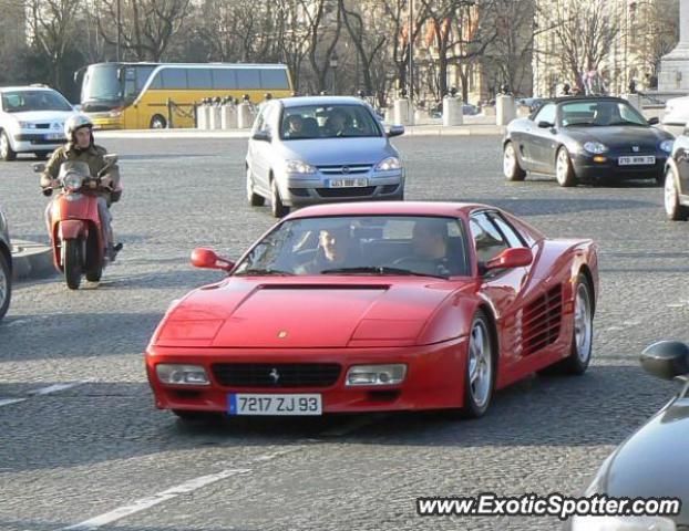 Ferrari Testarossa spotted in Paris, France