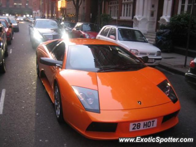 Lamborghini Murcielago spotted in London, United Kingdom