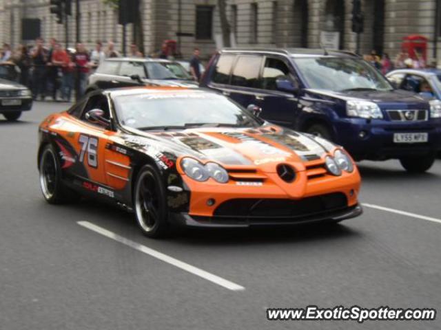 Mercedes SLR spotted in London, United Kingdom