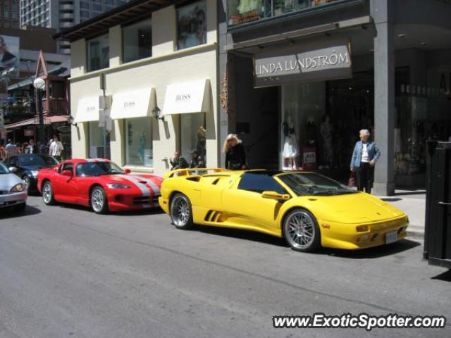 Lamborghini Diablo spotted in Toronto, Canada