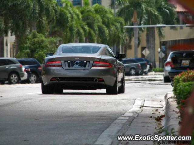 Aston Martin DB9 spotted in Miami, Florida