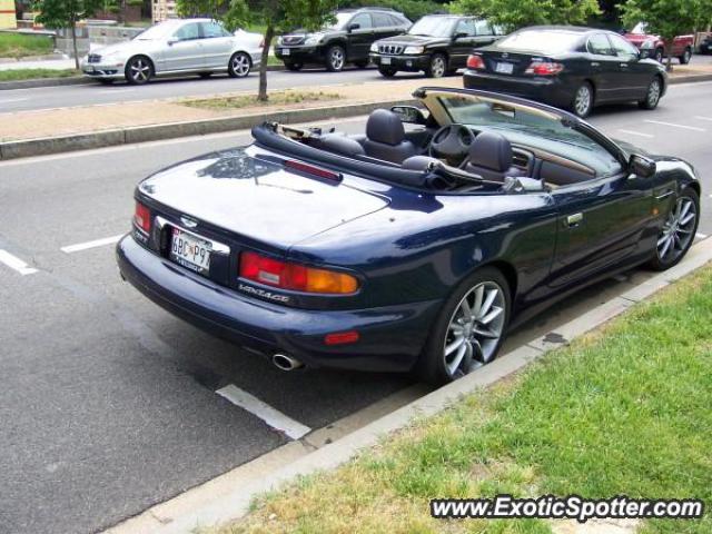 Aston Martin DB7 spotted in Washington DC, Maryland