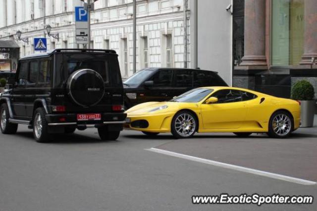 Ferrari F430 spotted in Moscow, Russia