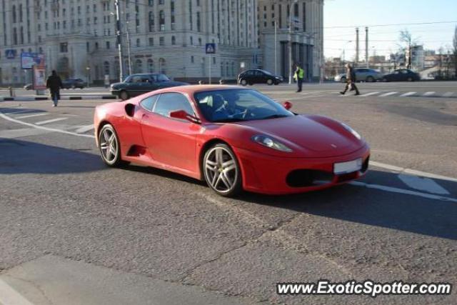 Ferrari F430 spotted in Moscow, Russia