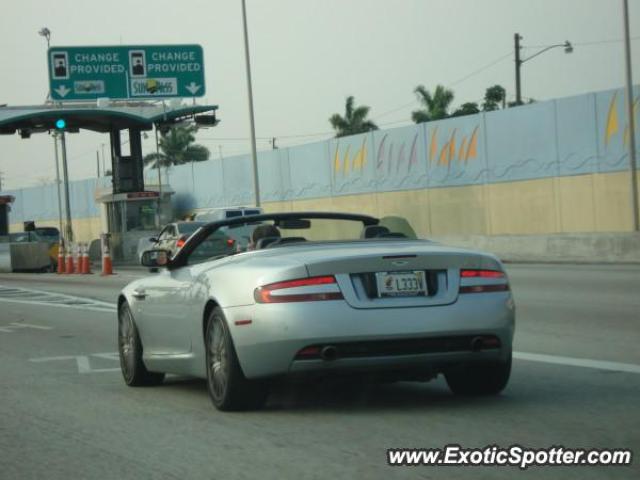 Aston Martin DB9 spotted in Ft. Lauderdale, Florida