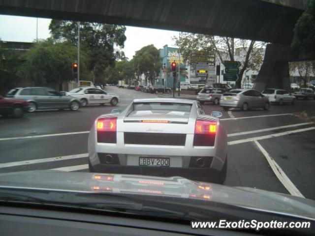 Lamborghini Gallardo spotted in Sydney, Australia