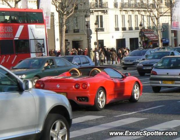 Ferrari 360 Modena spotted in Paris, France